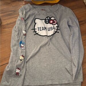 Hello kitty team USA kids shirt size x